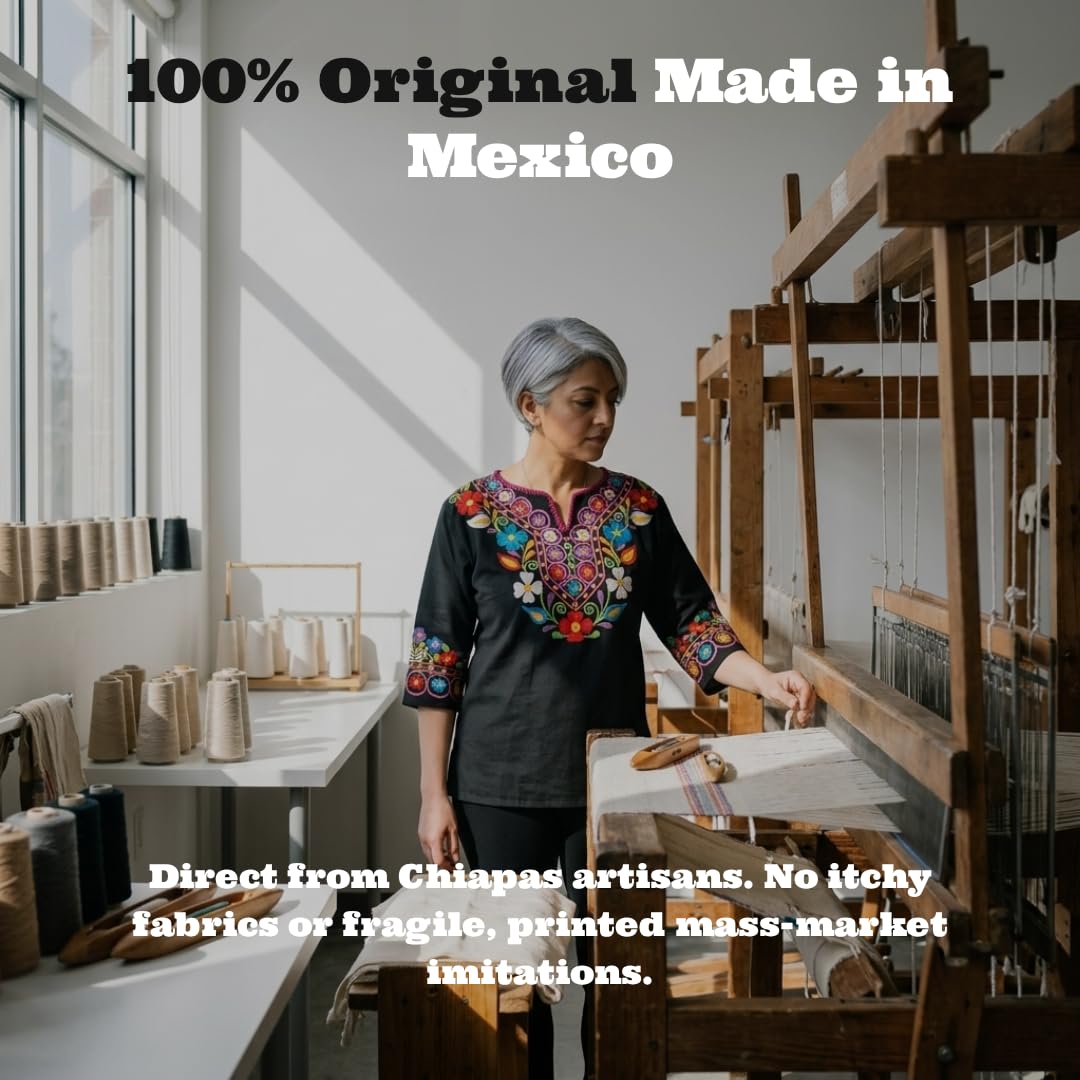 Embroidered Mexican Blouse