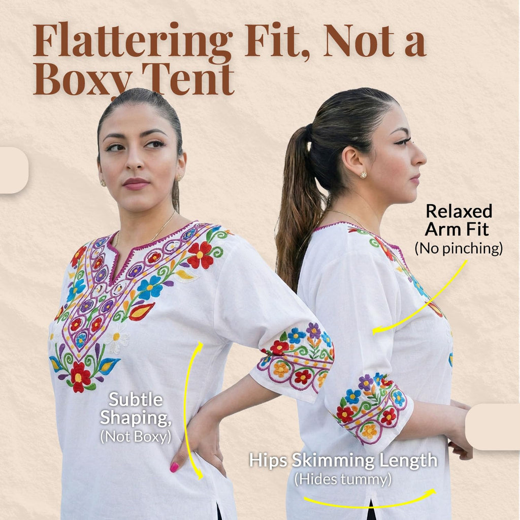 Embroidered Mexican Blouse