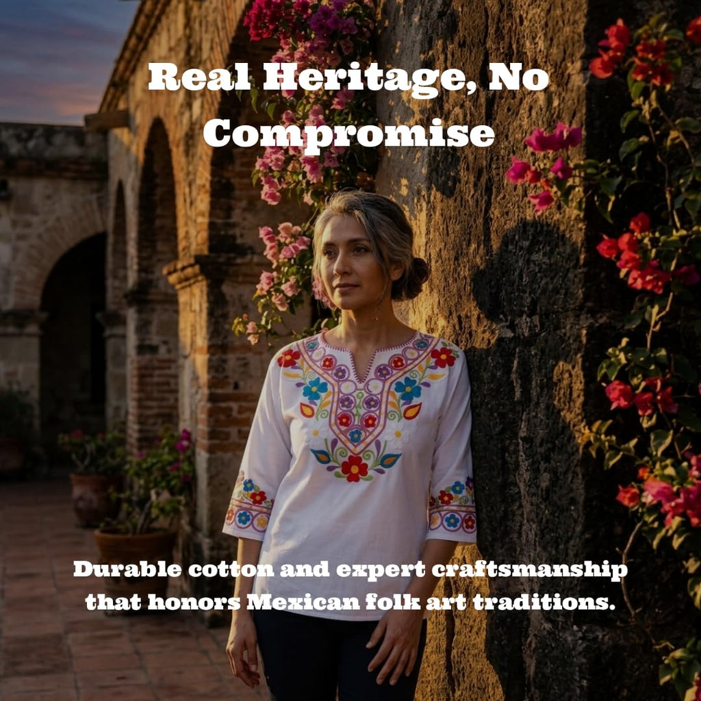Embroidered Mexican Blouse
