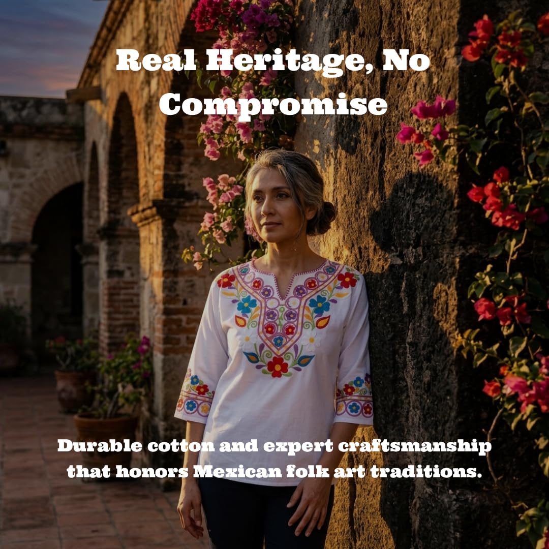 Embroidered Mexican Blouse