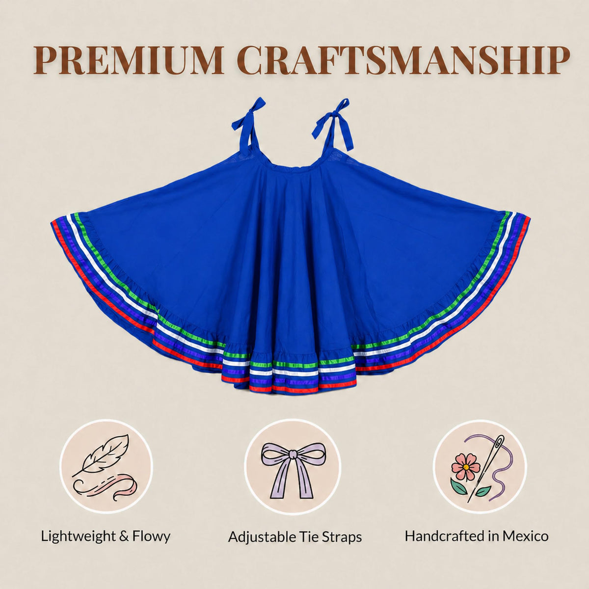 Mexican Folklórico Skirt
