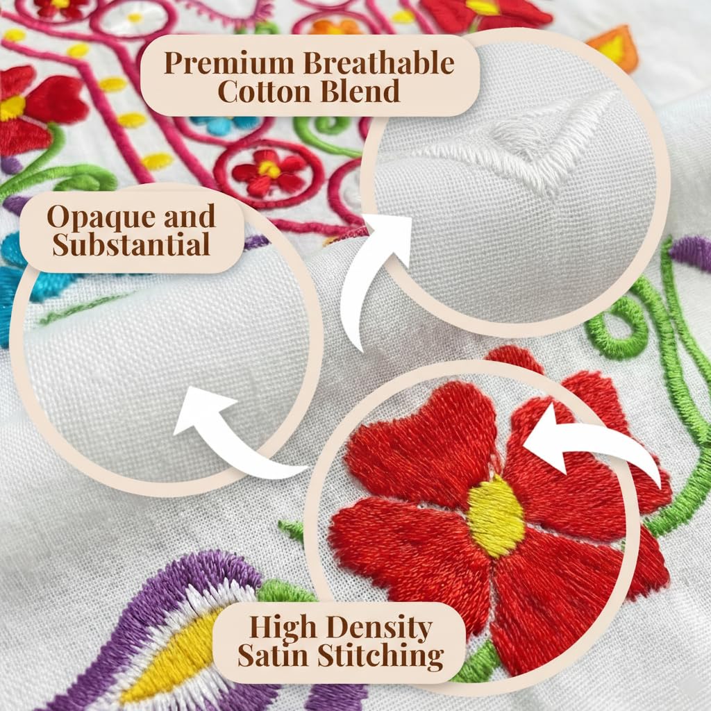 Embroidered Mexican Blouse