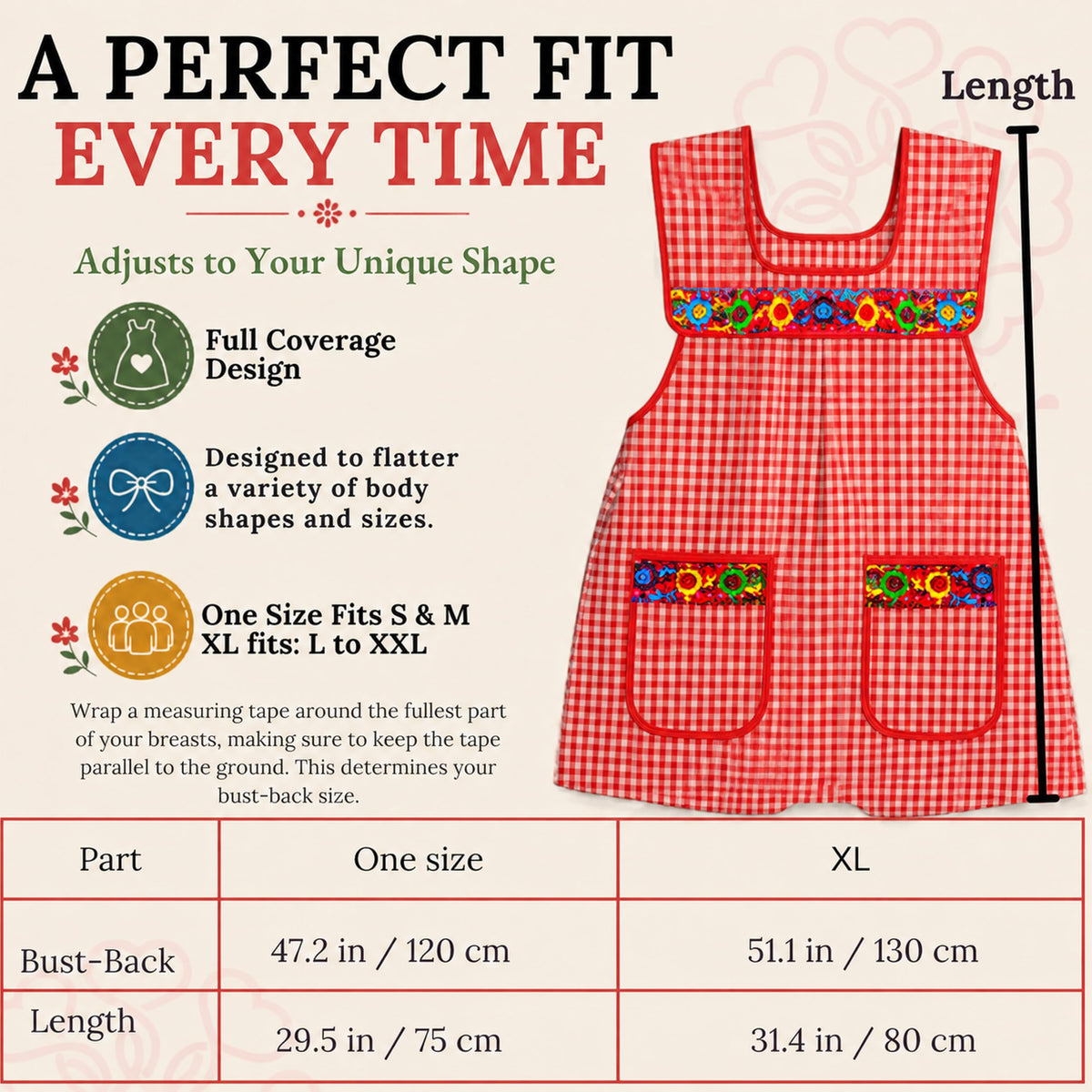 Embroidered Mexican Apron