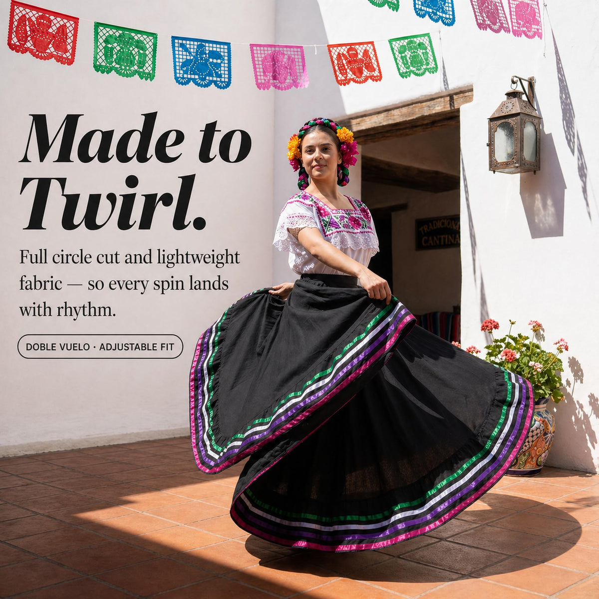 Mexican Folklórico Skirt