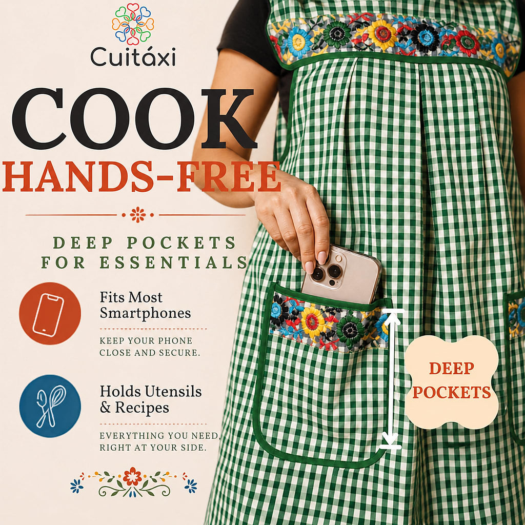Embroidered Mexican Apron