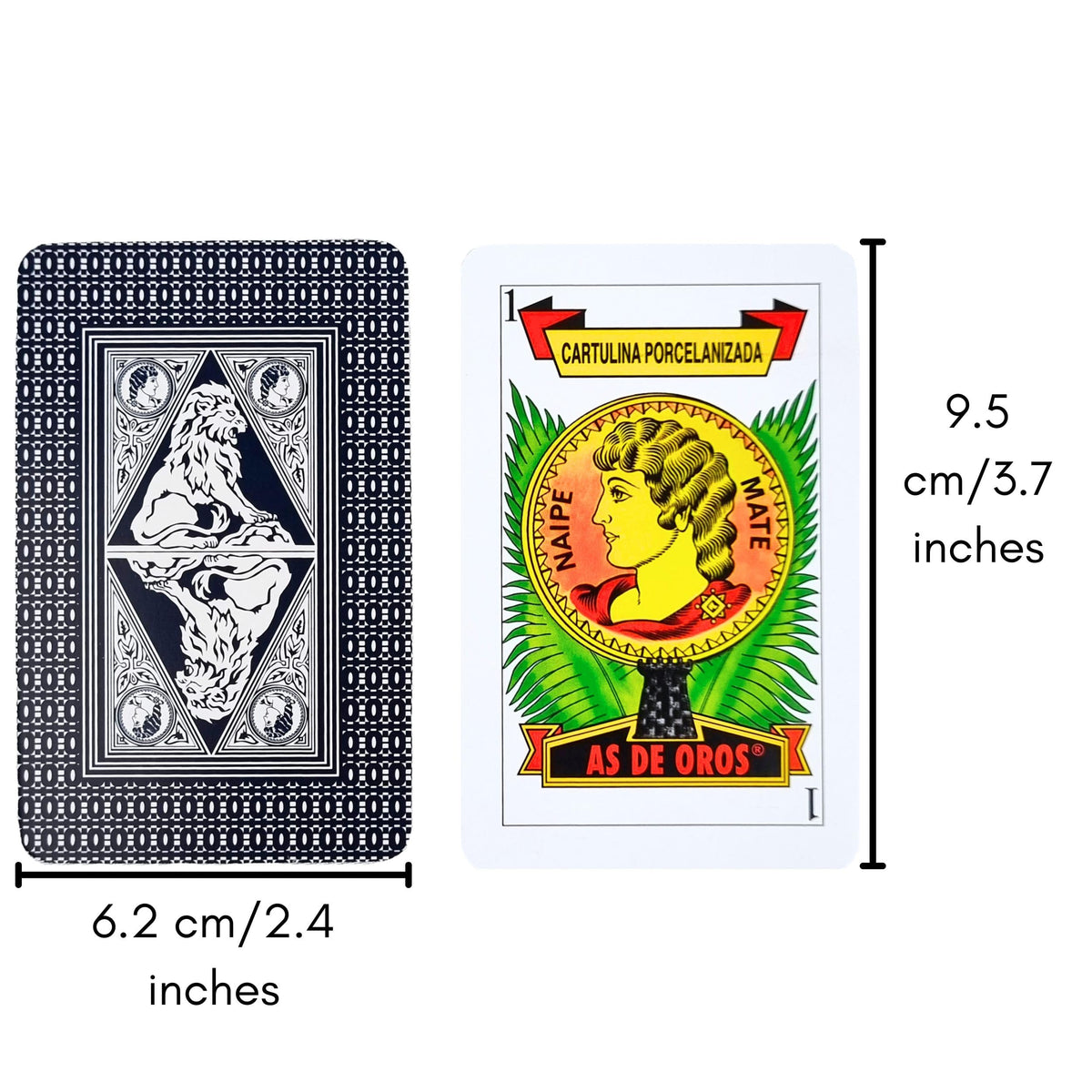 Spanish Playing Cards, Red and Blue 2 Pack