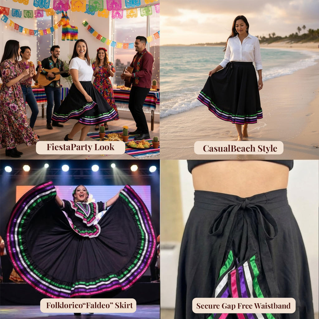 Mexican Folklórico Skirt