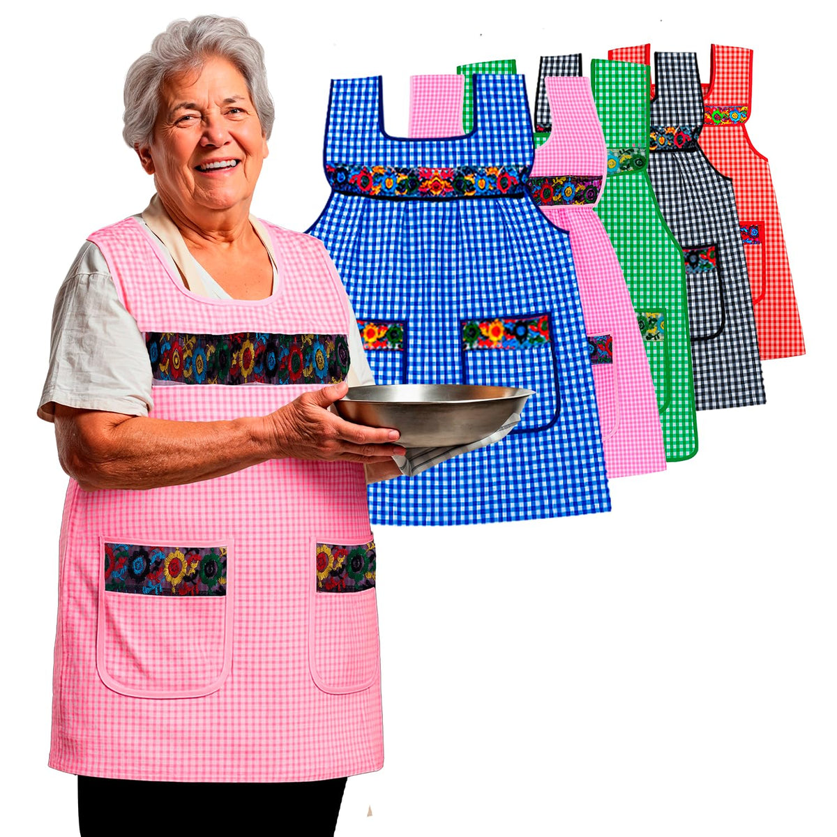 Embroidered Mexican Apron