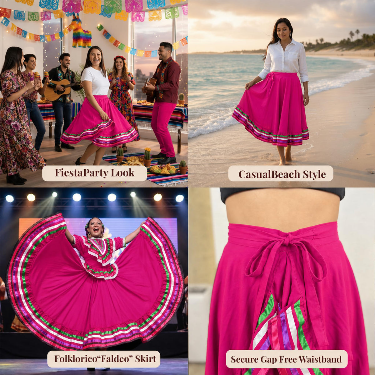 Mexican Folklórico Skirt