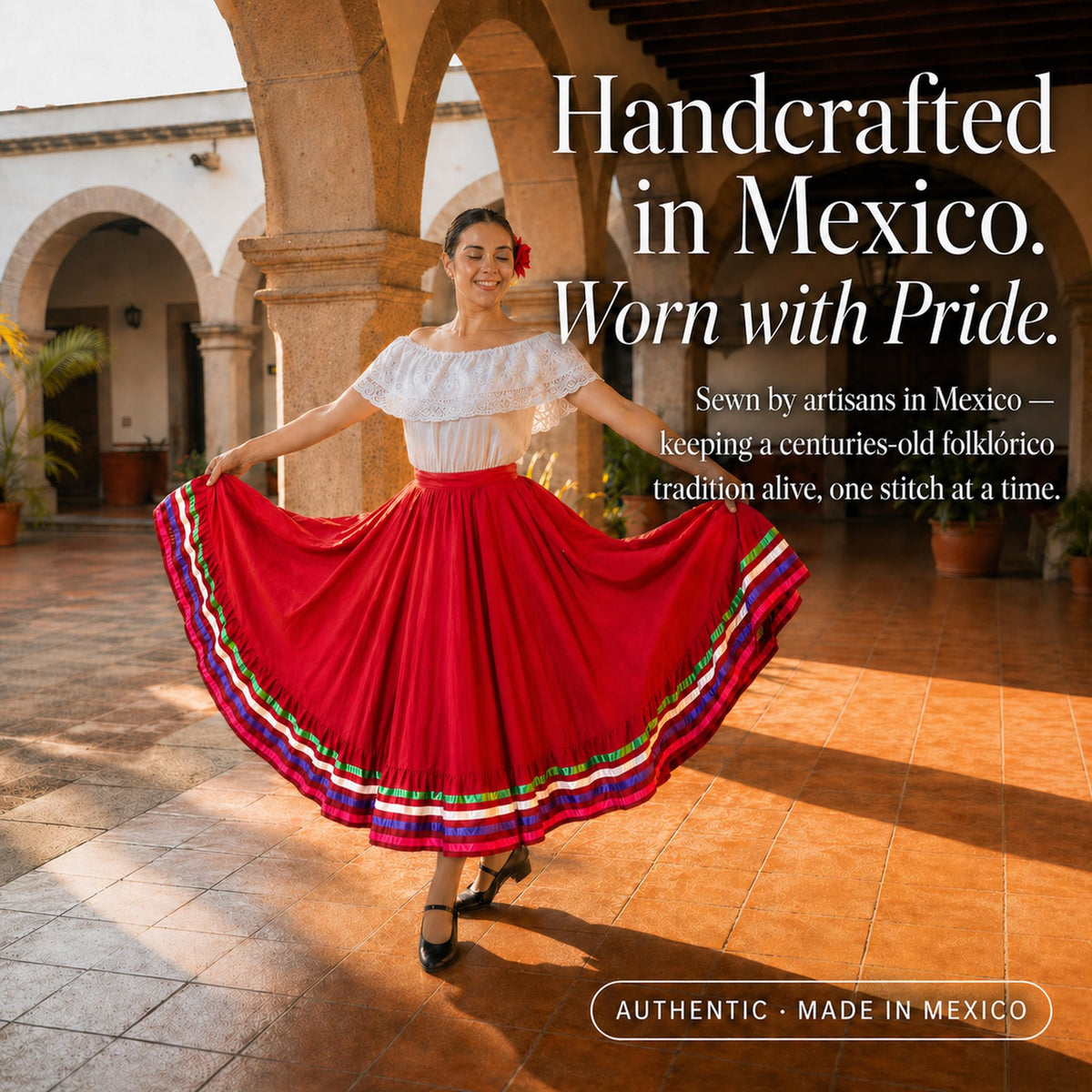Mexican Folklórico Skirt