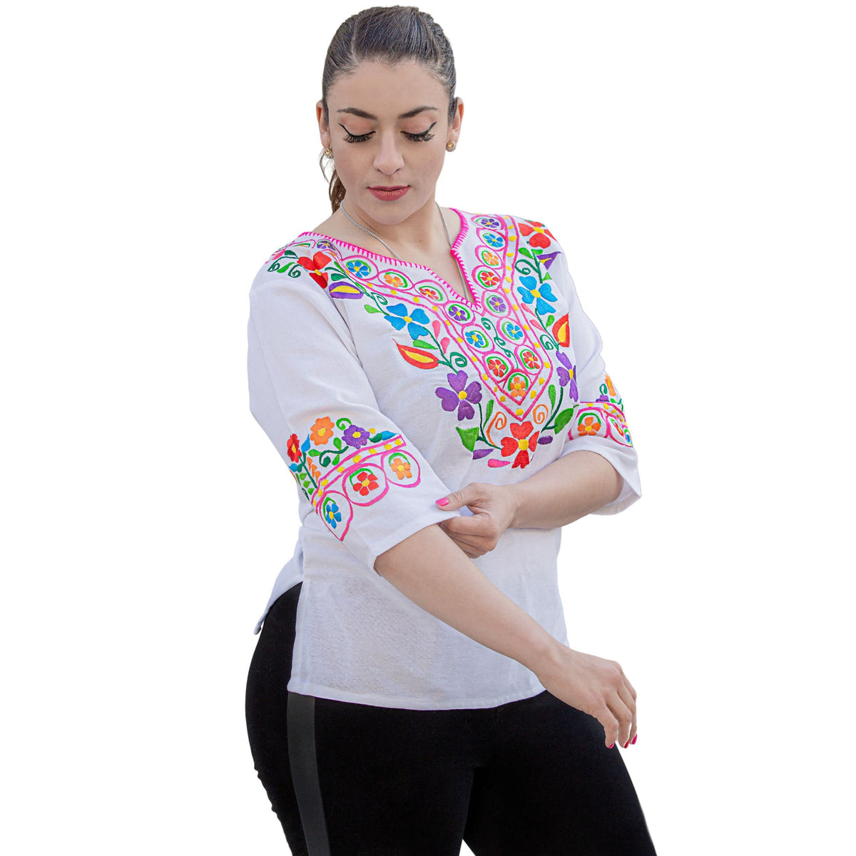 Embroidered Mexican Blouse