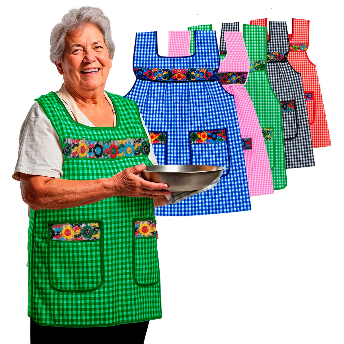 Embroidered Mexican Apron