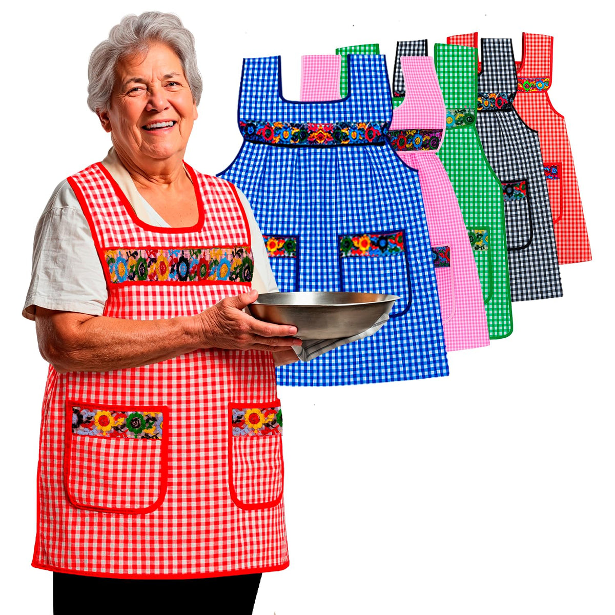 Embroidered Mexican Apron