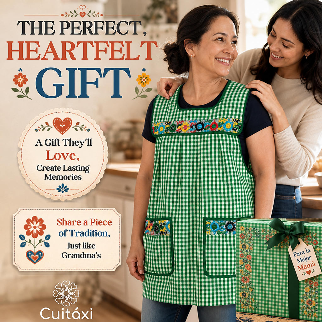 Embroidered Mexican Apron