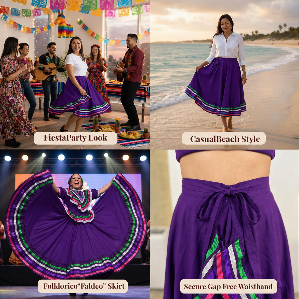 Mexican Folklórico Skirt