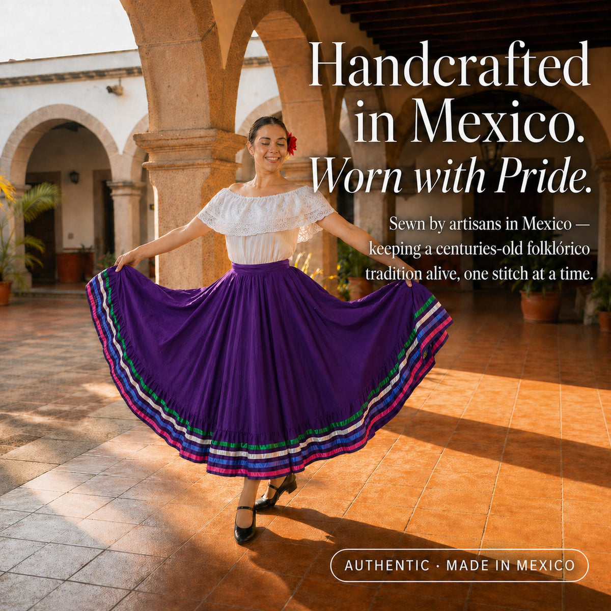 Mexican Folklórico Skirt