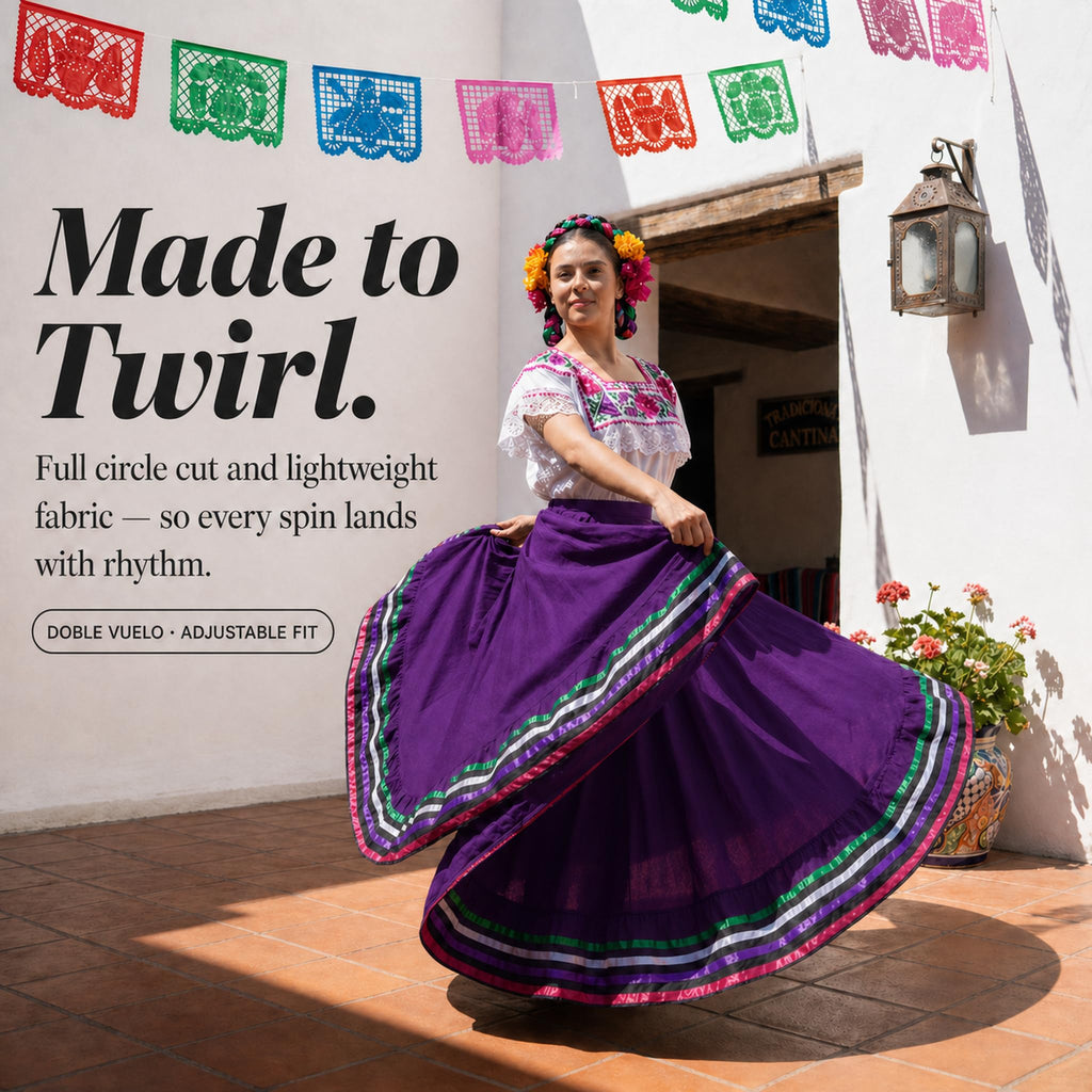 Mexican Folklórico Skirt
