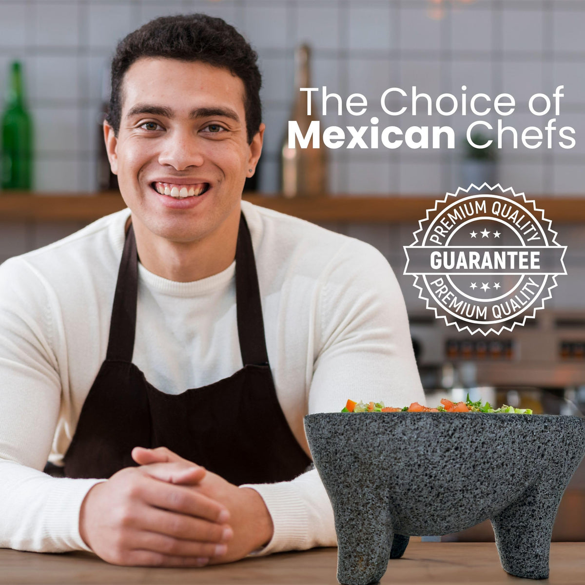Heart Molcajete with 3 Legs