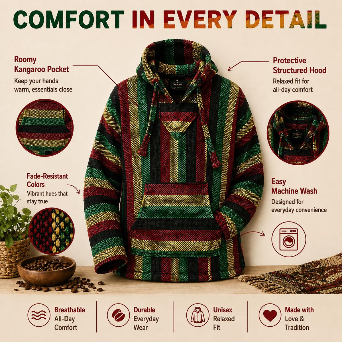 Mexican Baja Hoodie