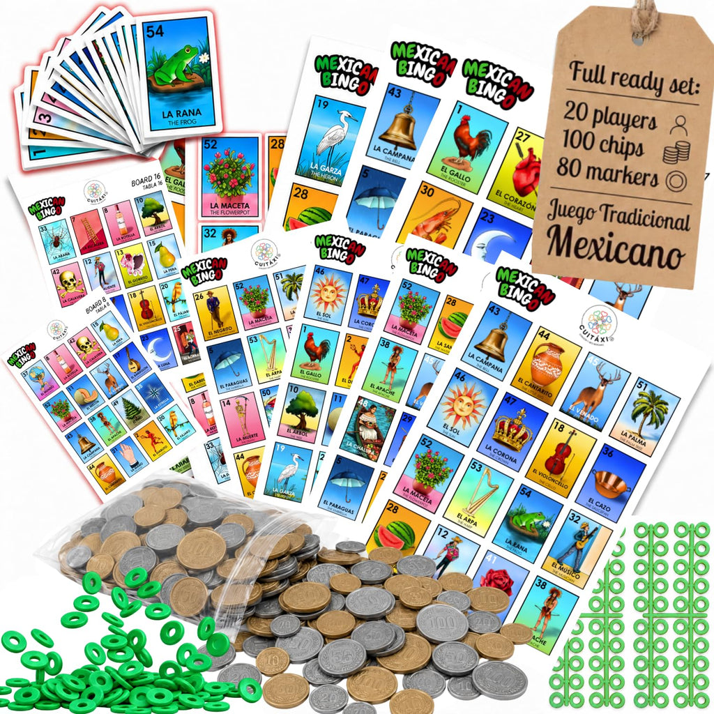 Mexican Lotería, 20 Players and Play Pesos