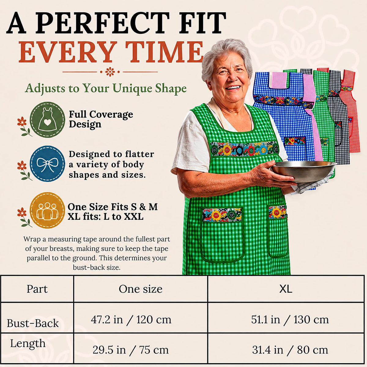 Embroidered Mexican Apron