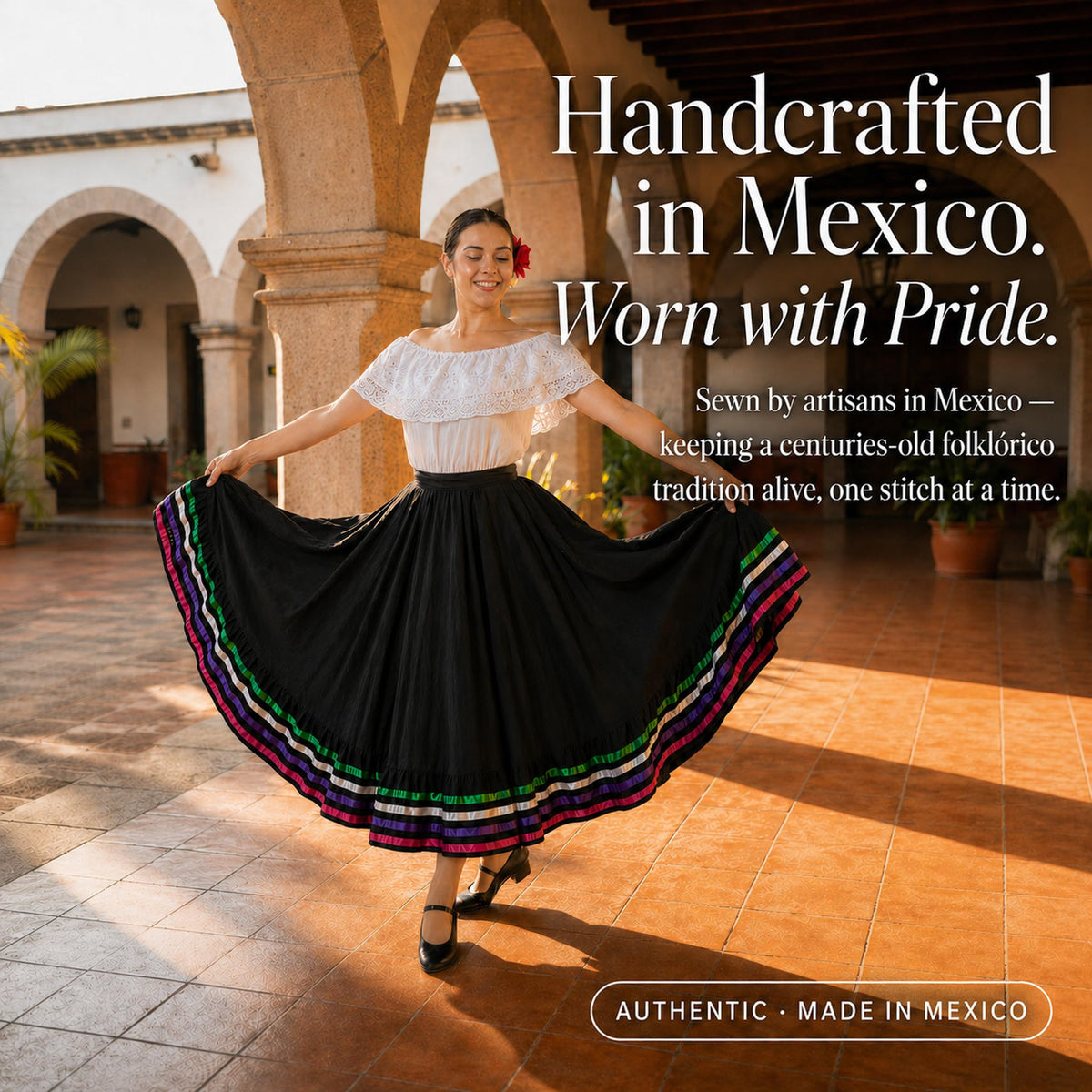 Mexican Folklórico Skirt