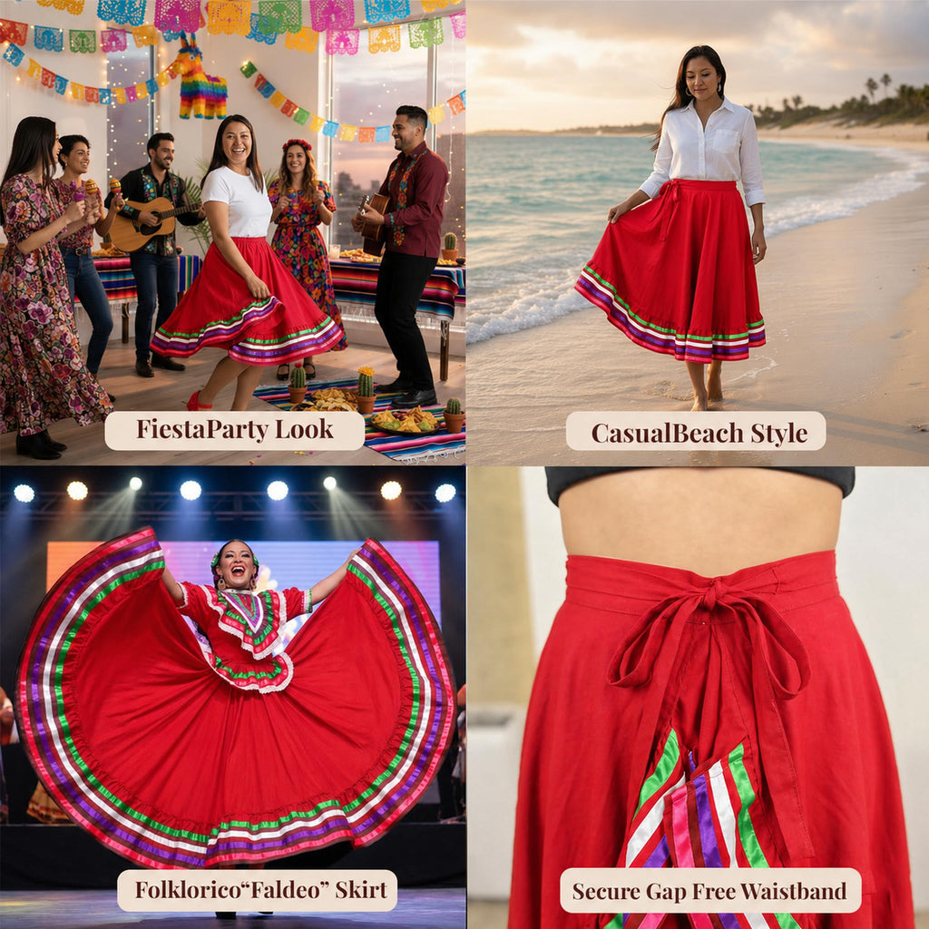 Mexican Folklórico Skirt