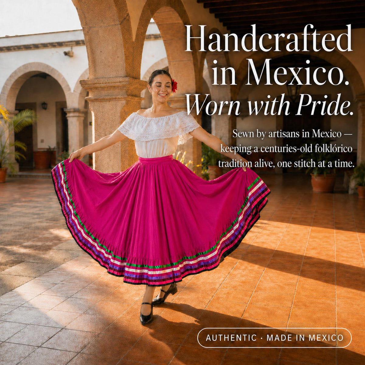 Mexican Folklórico Skirt