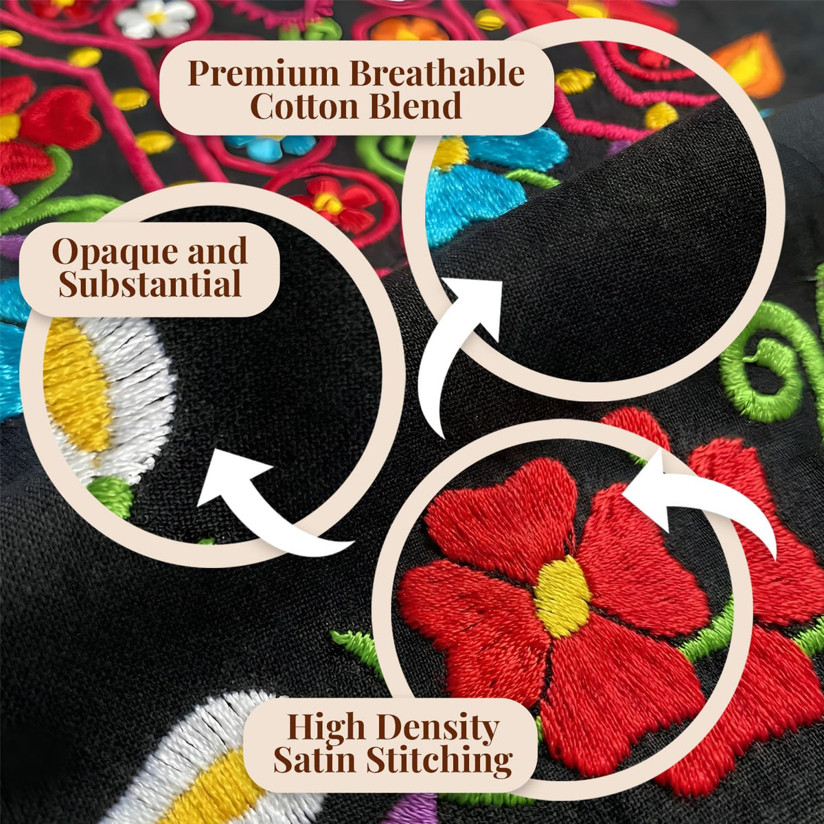 Embroidered Mexican Blouse