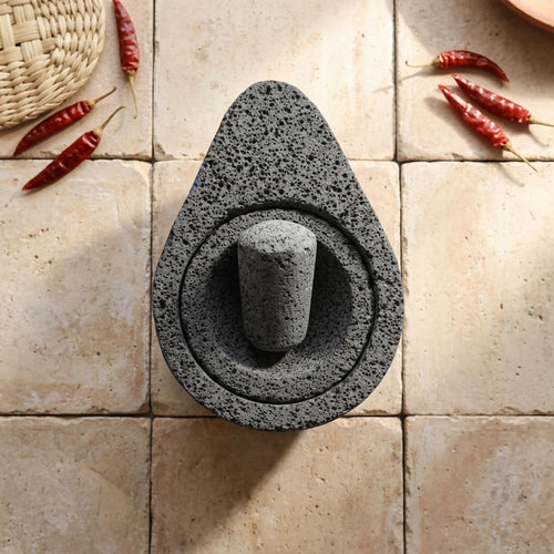 Avocado Molcajete Set
