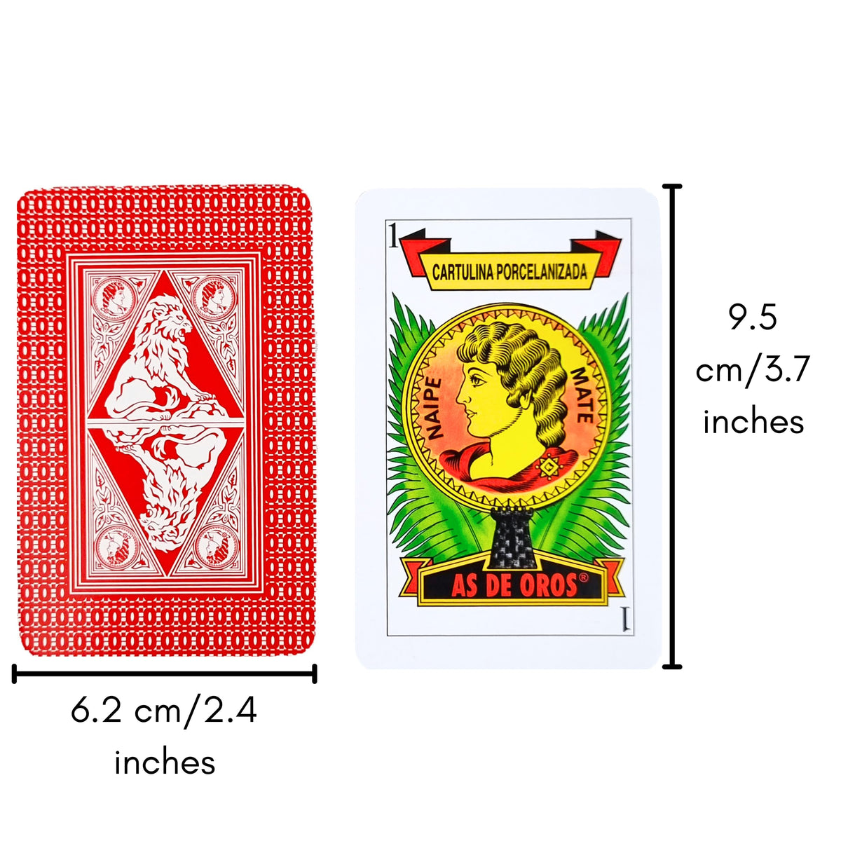 Red Spanish Playing Cards