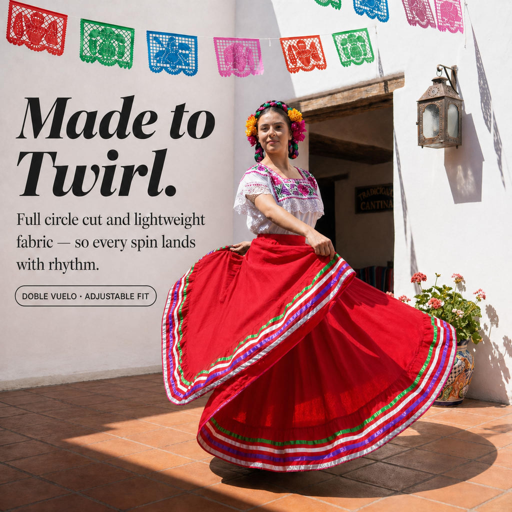 Mexican Folklórico Skirt