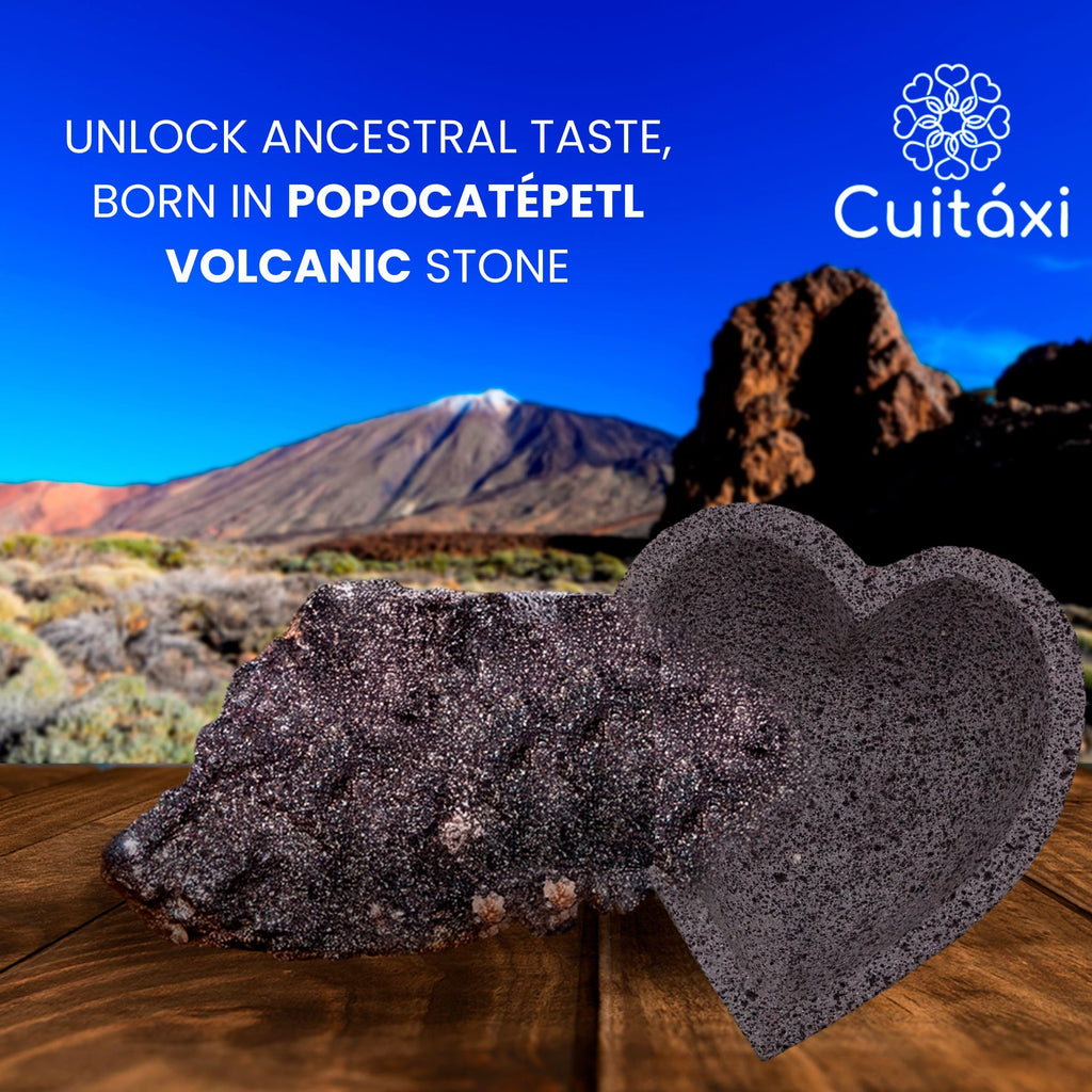Heart Molcajete with 3 Legs