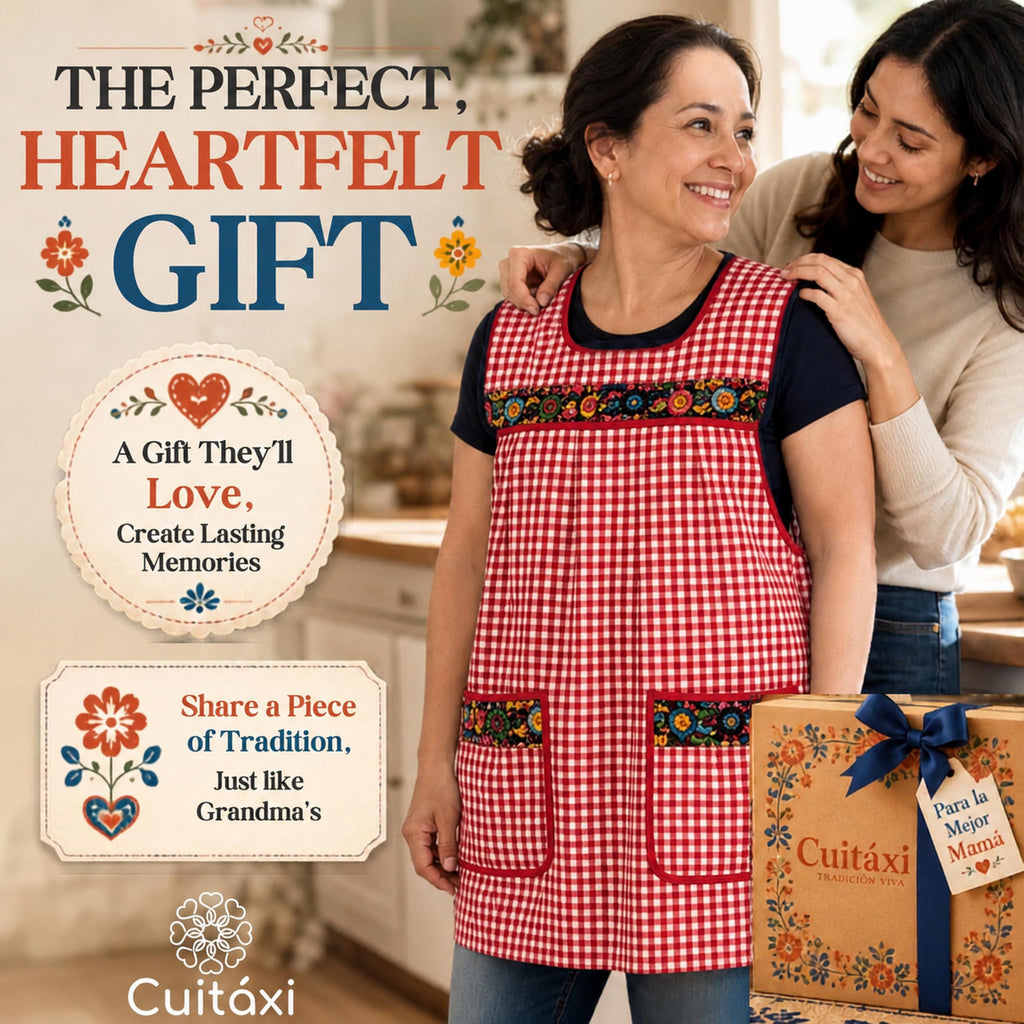 Embroidered Mexican Apron
