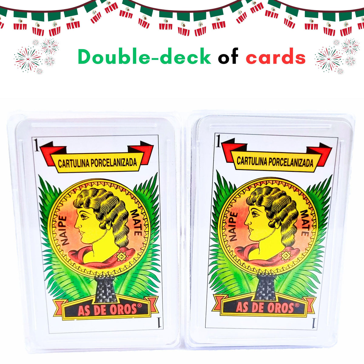 Spanish Playing Cards, Red and Blue 2 Pack