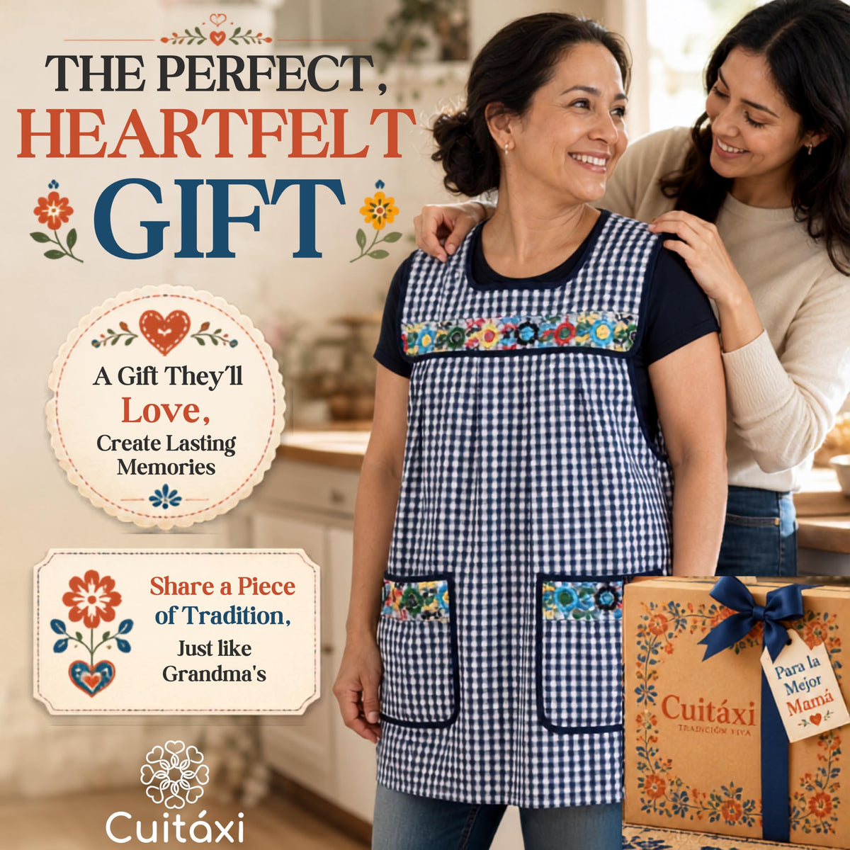 Embroidered Mexican Apron