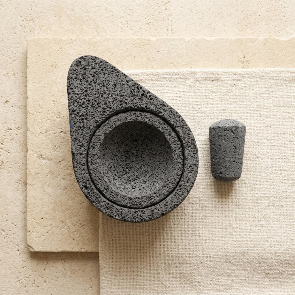 Avocado Molcajete Set