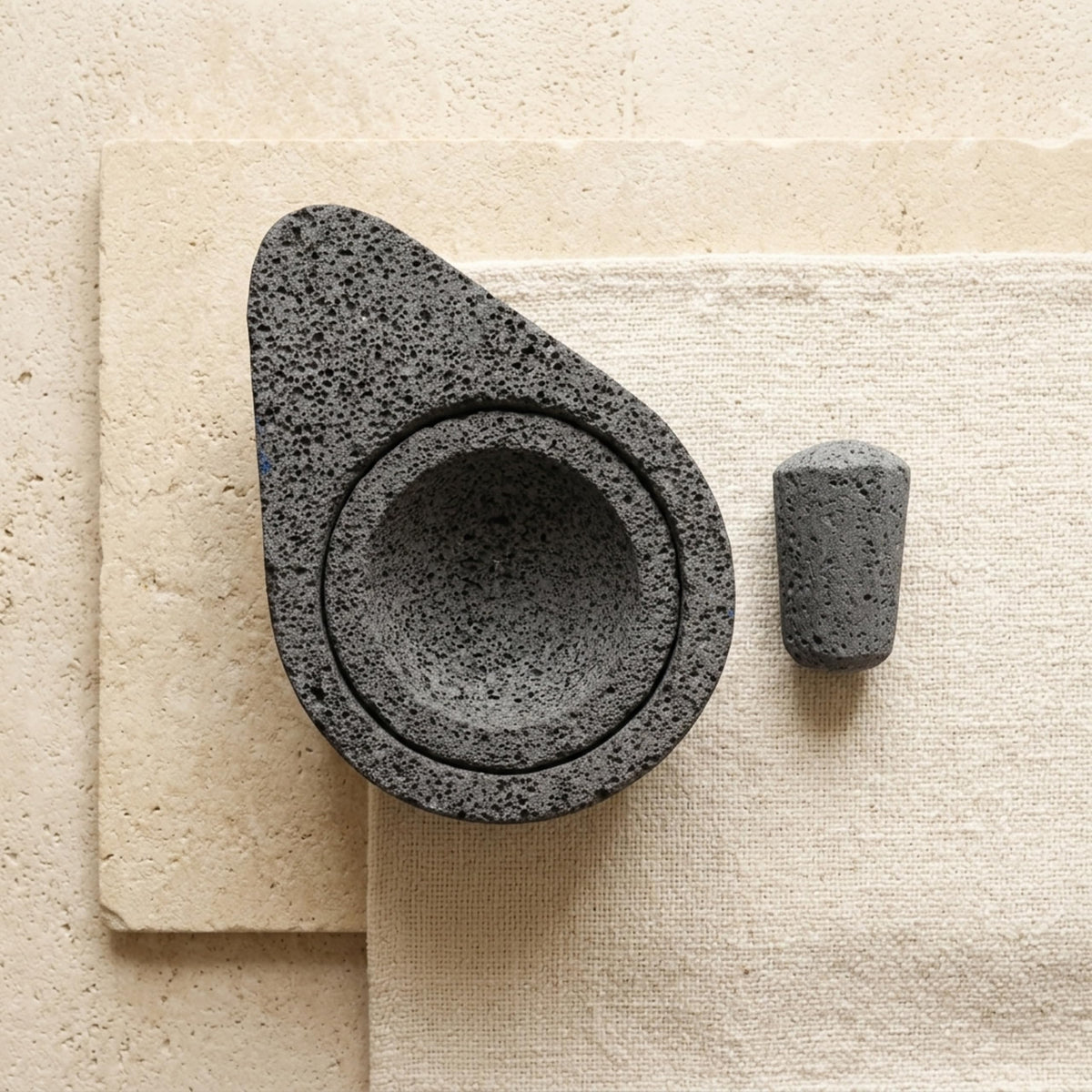 Avocado Molcajete Set