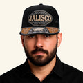 Man wearing the black Jalisco charro cap